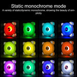 COOLMOON RGB冷却ファン120mm PWM 6PIN S1 ARGBファン, CM-S1
