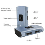 Z57 DP メス x 2 から USB-C / Type-C + DP メス 双方向 DP スイッチャー、Z57