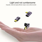 240W USB-C/Type-C メスから USB-C/Type-C オス 40Gbps ストレートアダプター ライト付き、ストレートアダプター