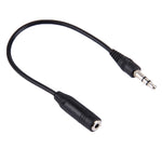 3.5mm オスから2.5mm メス 変換ケーブル、長さ: 25cm、長さ: 25cm