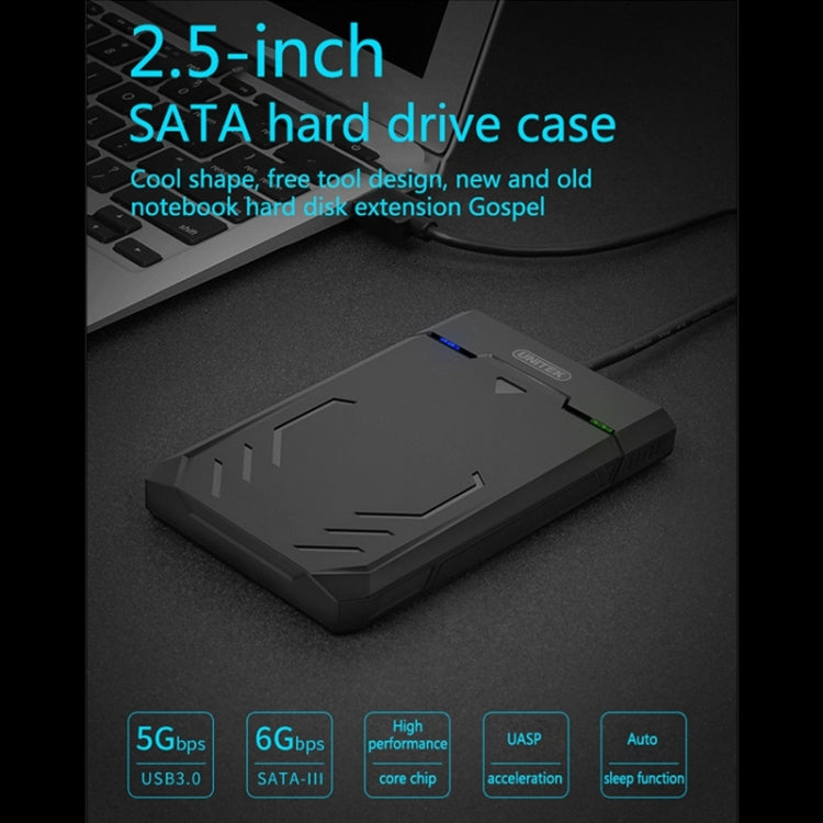 UNITEK SATA 2.5インチ USB 3.0 インターフェース HDDエンクロージャー、長さ: 30cm、SATA USB 3.0 インターフェース、長さ: 30cm