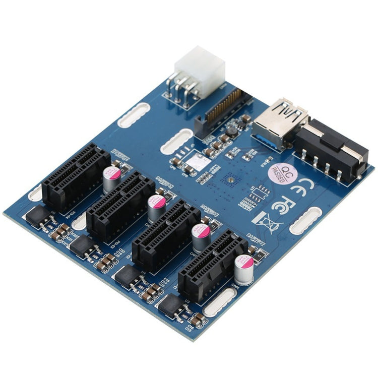 PCI-E to PCI-E コンバーターカード 1から4 1Xエクスプレスカード 4ポートPCI-Eスロット付き