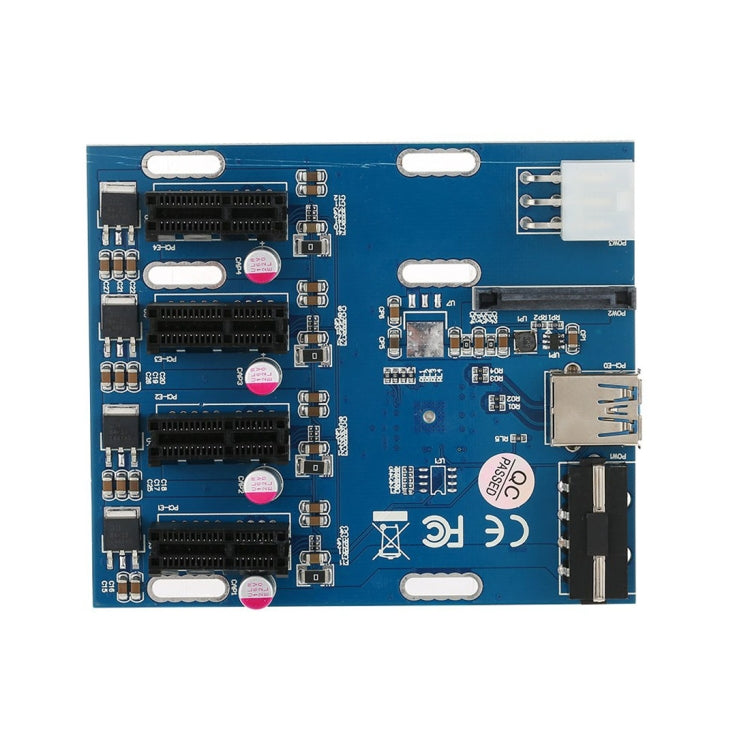 PCI-E to PCI-E コンバーターカード 1から4 1Xエクスプレスカード 4ポートPCI-Eスロット付き