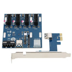 PCI-E to PCI-E コンバーターカード 1から4 1Xエクスプレスカード 4ポートPCI-Eスロット付き