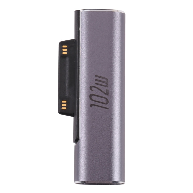 102W USB-C / Type-C メス 充電アダプター Microsoft Surface Pro 3 / 4 / 5 / 6 / 7 / Surface Go対応