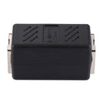 クリスタルネットワーク ストレートスルー ヘッドラインコネクタ ペア端子 メス to ダブルヘッド RJ45インターフェース延長装置, 2ポート