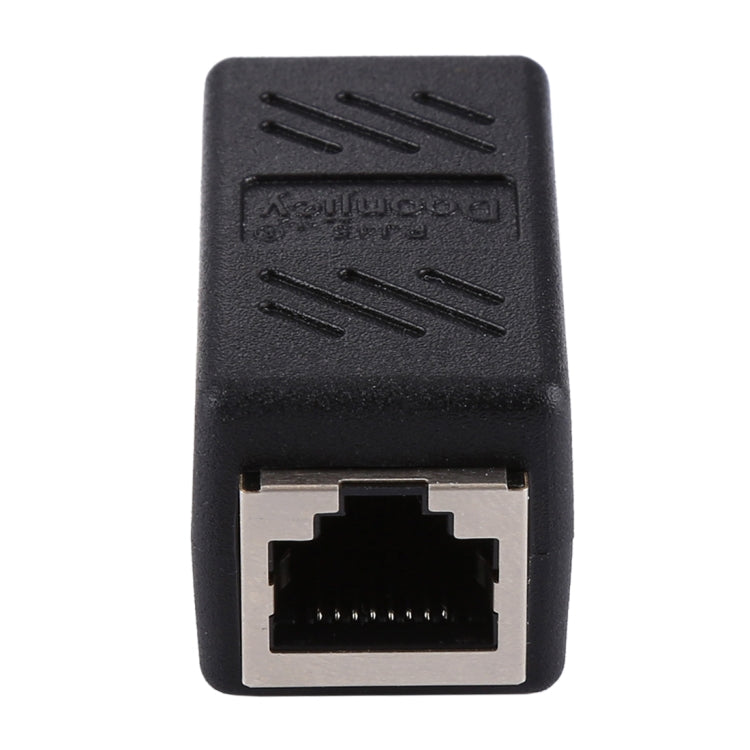 クリスタルネットワーク ストレートスルー ヘッドラインコネクタ ペア端子 メス to ダブルヘッド RJ45インターフェース延長装置, 2ポート