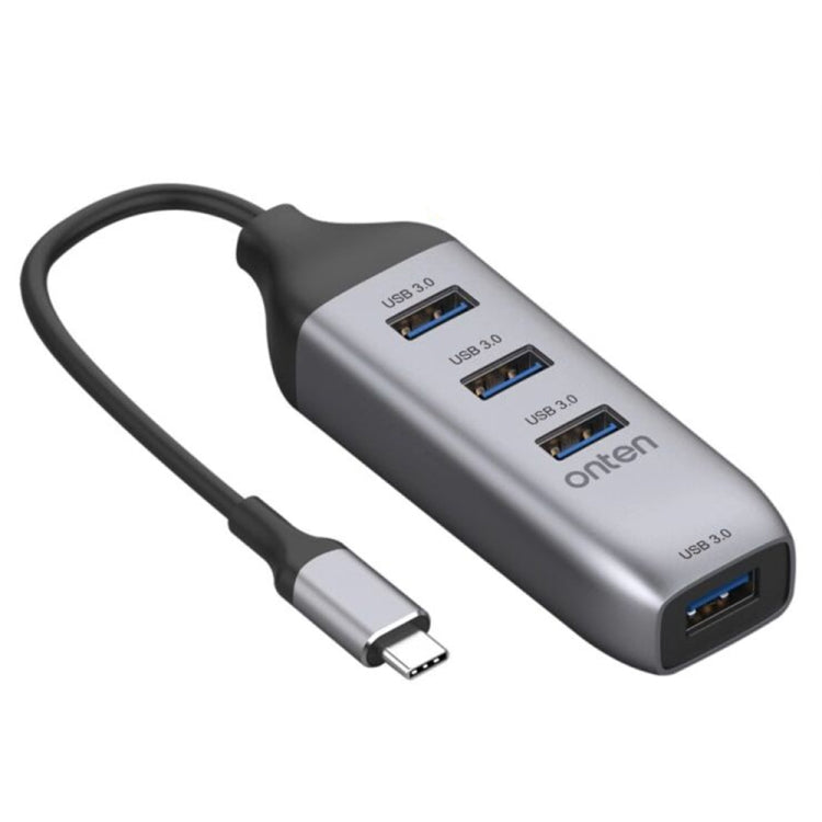 Onten 95118U 4in1 USB-C / Type-C to 4 USB 3.0ポート 多機能ハブ コンバータードッキングステーション, 95118U