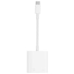 NK-1035 TC 2in1 USB-C / Type-Cオス-イーサネット＋Type-C電源メスアダプター、NK-1035 TC