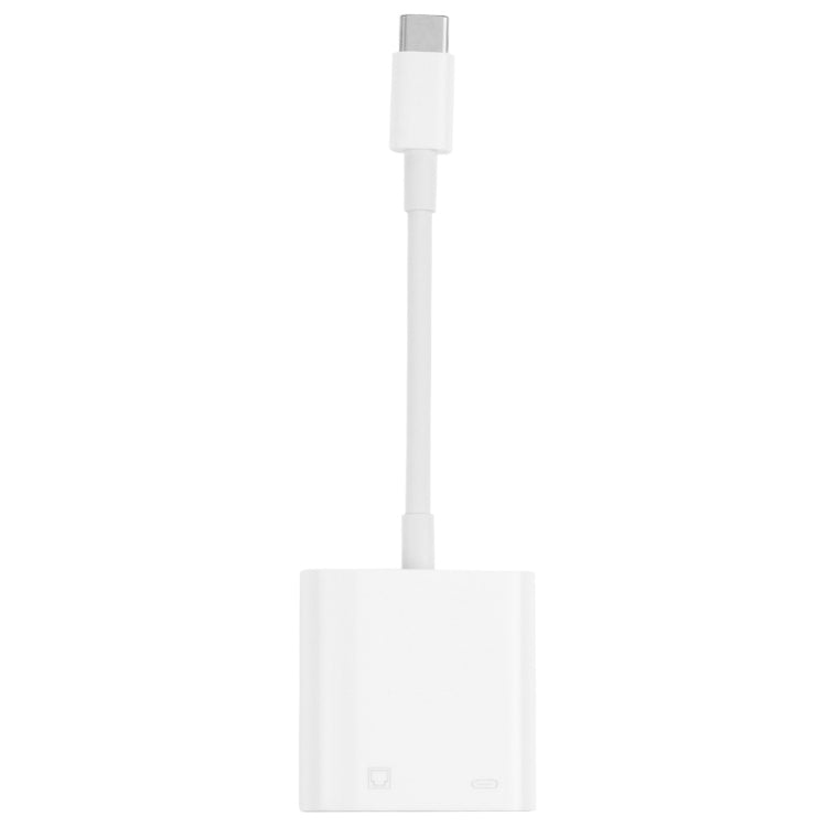 NK-1035 TC 2in1 USB-C / Type-Cオス-イーサネット＋Type-C電源メスアダプター、NK-1035 TC