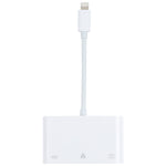 NK-107 3イン1 8ピンオスからUSB + 1000Mイーサネット + 8ピン電源メスアダプター、NK-107