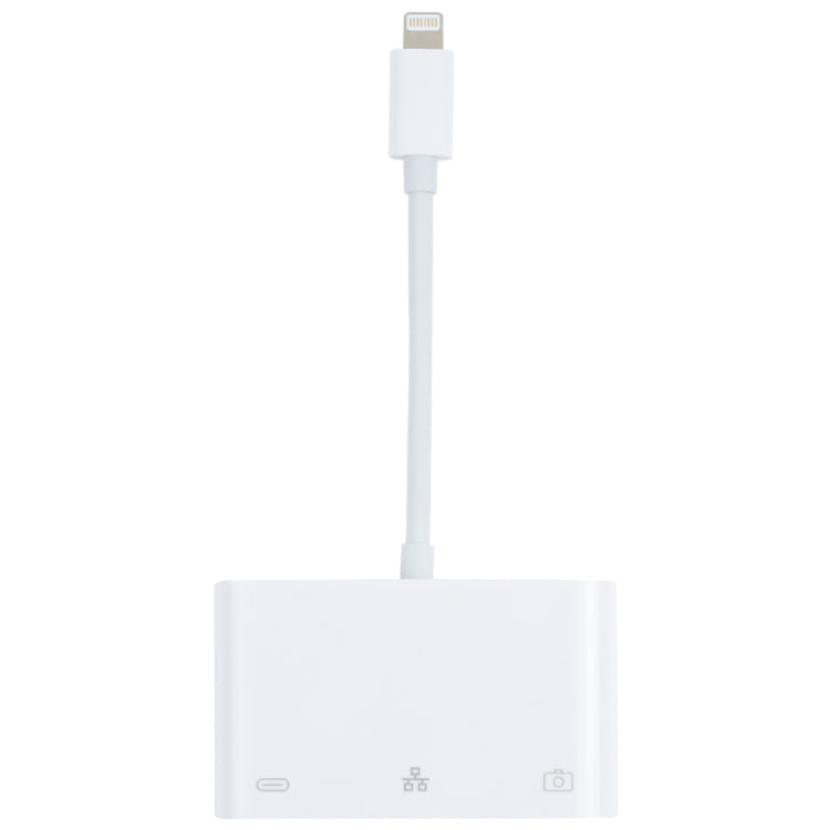 NK-107 3イン1 8ピンオスからUSB + 1000Mイーサネット + 8ピン電源メスアダプター、NK-107