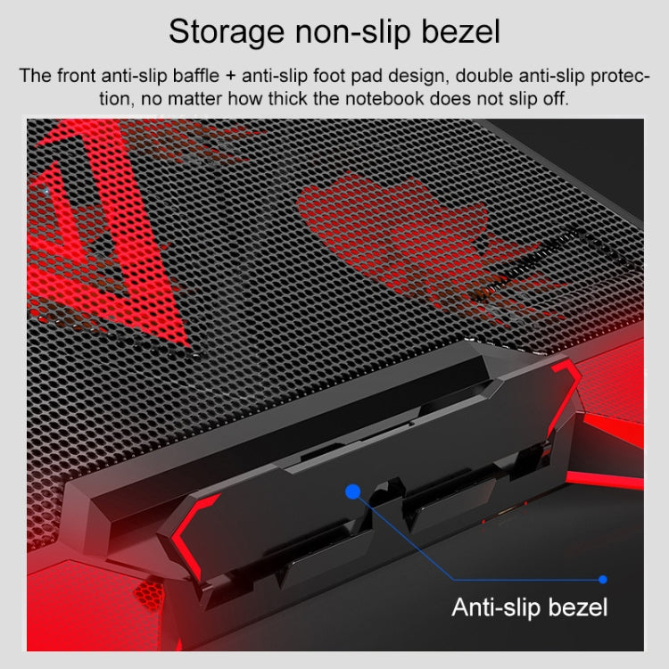 dual USB Ports Five-core Radiator Notebook Computer  Holder