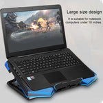 dual USB Ports Five-core Radiator Notebook Computer  Holder