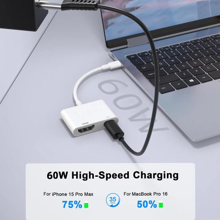 USB-C/Type-CからHDMI+USB-C/Type-Cビデオコンバーター、Type-C 4K/30HZ