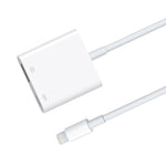 11cm 8ピンオス to USB & 8ピンデータ充電ケーブル カメラリーダーアダプター、iOS 9.2以上対応