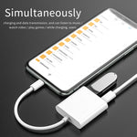 11cm 8ピンオス to USB & 8ピンデータ充電ケーブル カメラリーダーアダプター、iOS 9.2以上対応