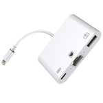 NK-107 3in1 イーサネット + USB + 8ピン充電 メス端子 to 8ピンオス OTG デジタルビデオコンバーターケーブル