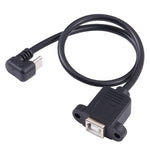 USB-C / Type-CオスからBタイプ四角形プリントポートメスコネクターケーブル、Type-CからBタイプ四角形