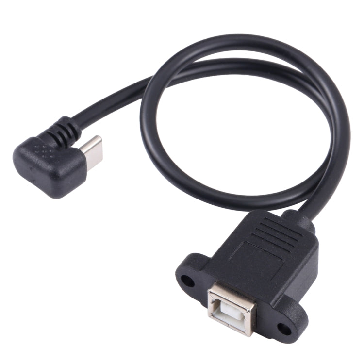 USB-C / Type-CオスからBタイプ四角形プリントポートメスコネクターケーブル、Type-CからBタイプ四角形