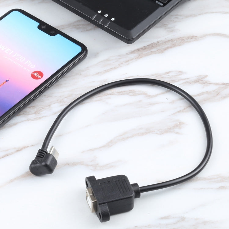 USB-C / Type-CオスからBタイプ四角形プリントポートメスコネクターケーブル、Type-CからBタイプ四角形