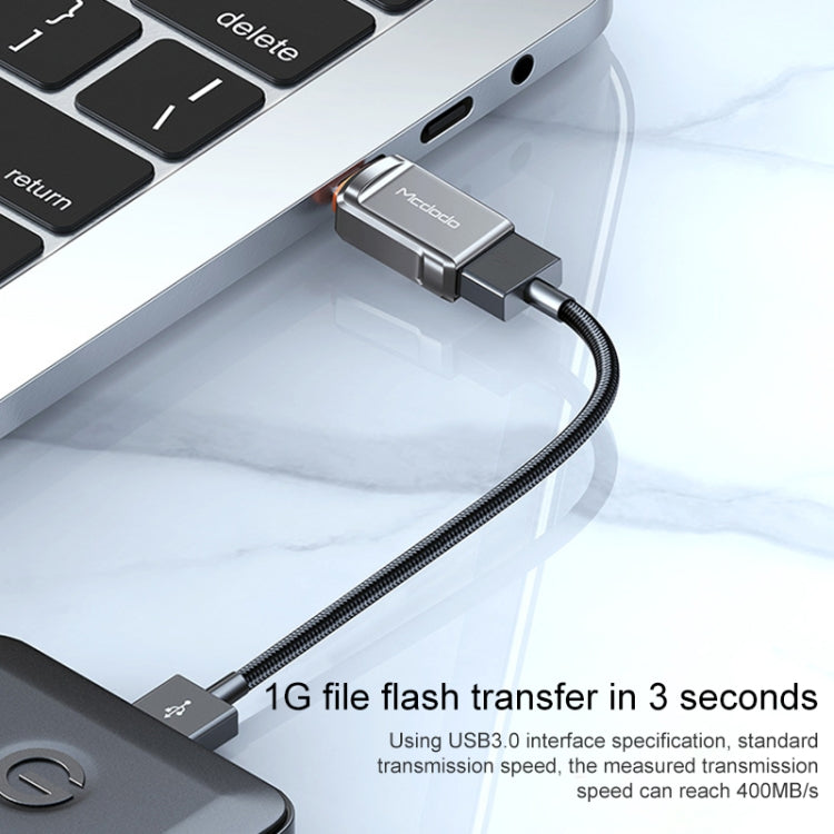 MCDODO USB 3.0メス-USB-C / Type-Cオス OTG変換器 USBフラッシュディスク、USB-C / Type-C
