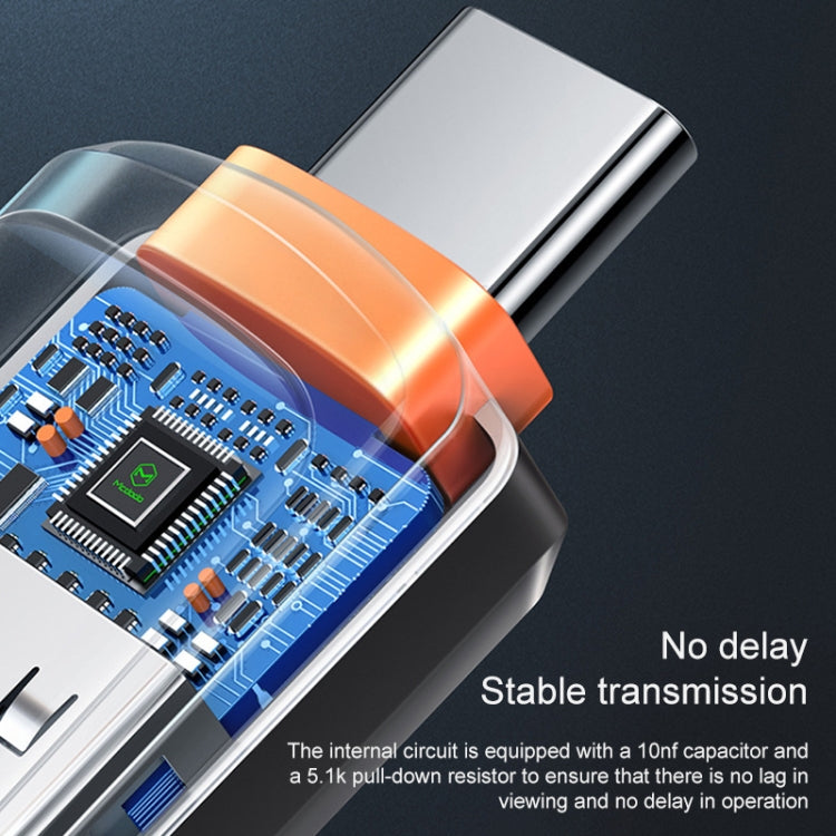 MCDODO USB 3.0メス-USB-C / Type-Cオス OTG変換器 USBフラッシュディスク、USB-C / Type-C