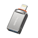 MCDODO USB 3.0 メス to 8ピンオス OTG コンバーター USBフラッシュディスク、8ピン