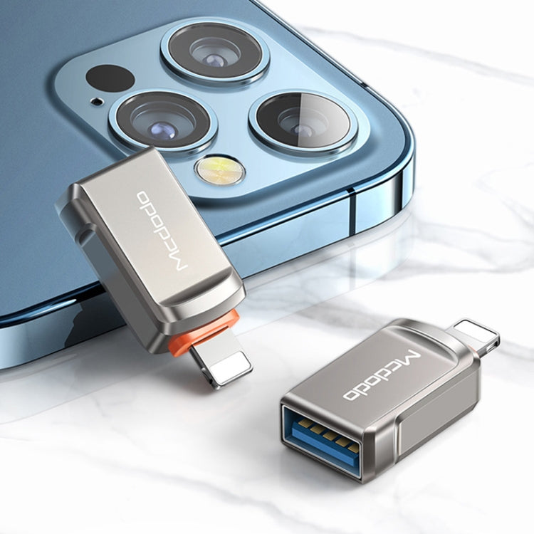 MCDODO USB 3.0 メス to 8ピンオス OTG コンバーター USBフラッシュディスク、8ピン