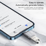 MCDODO USB 3.0 メス to 8ピンオス OTG コンバーター USBフラッシュディスク、8ピン