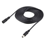 ノートパソコン用2m 22AWG 5.5 x 2.1mmメスからオスDC電源プラグ延長ケーブル、2m 5.5 x 2.1mm