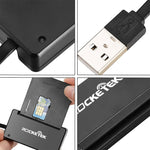 ROCKETEK SCR3 CAC ID SIMチップスマートカードリーダー、SCR3