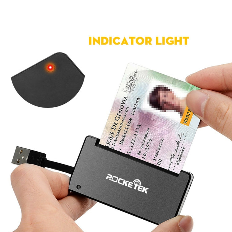 ROCKETEK SCR3 CAC ID SIMチップスマートカードリーダー、SCR3