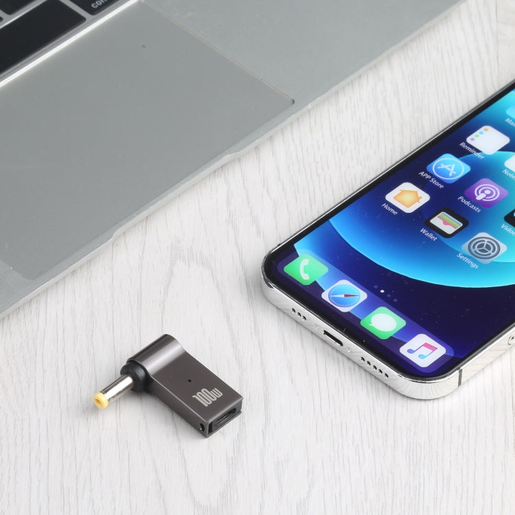 100W USB-C / Type-CメスからDC 4.8x1.7mmオス コンピューター充電アダプター、Type-CメスからDC 4.8x1.7mmオス