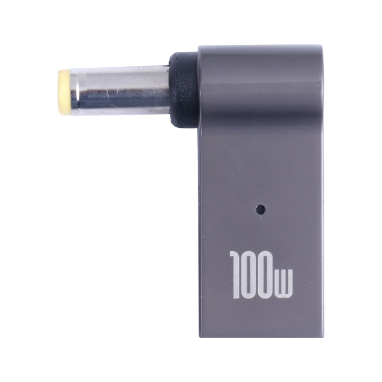 100W USB-C / Type-CメスからDC 5.5 x 2.5mmオス Lenovo用コンピューター充電アダプター、Type-CメスからDC 5.5x2.5mmオス