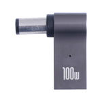 100W USB-C / Type-CメスからDC 7.4x0.6mmオス HP用コンピューター充電アダプター、Type-CメスからDC 7.4x0.6mmオス（HP用）