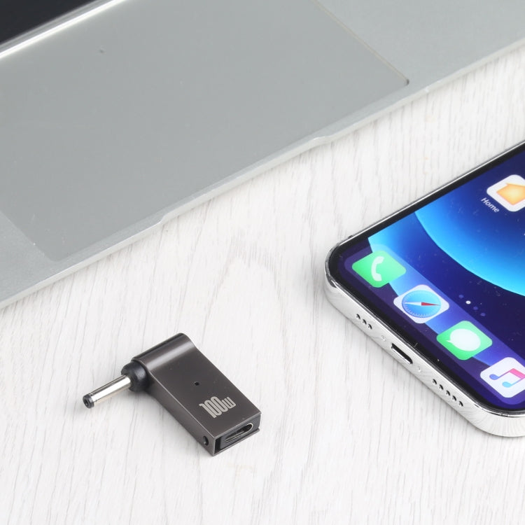 100W USB-C / Type-C メスからDC 3.5x1.35mm オス コンピューター充電アダプター、Type-C メスからDC 3.5x1.35mm オス