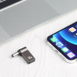 100W USB-C / Type-C メスからDC 5.5 x 2.1mm オス コンピューター充電アダプター、Type-C メスからDC 5.5 x 2.1mm オス