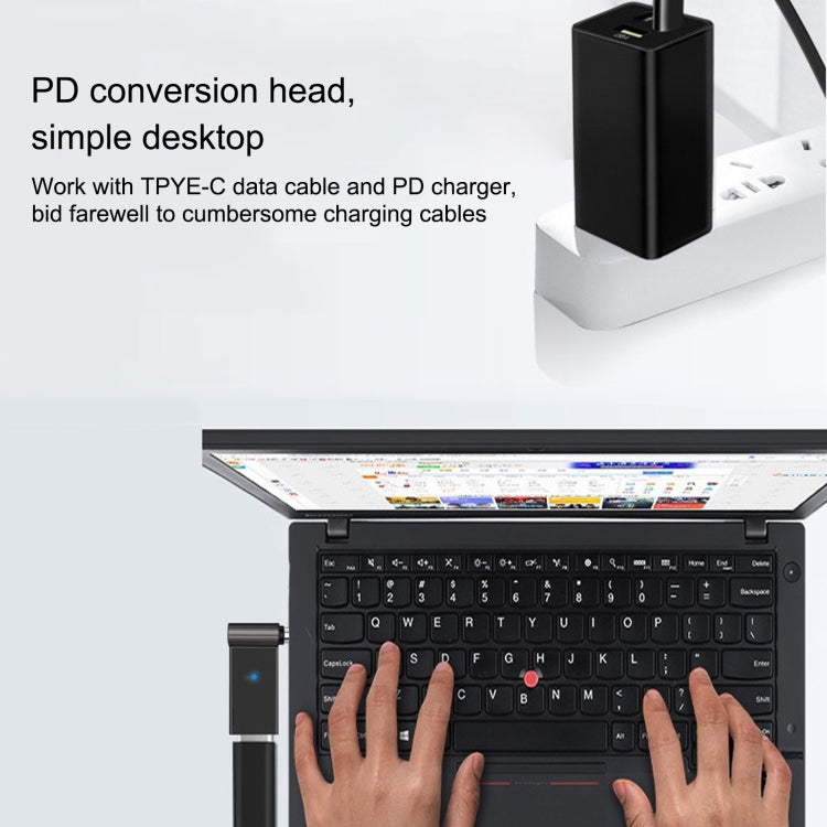 100W USB-C / Type-C メスからDC 5.5 x 2.1mm オス コンピューター充電アダプター、Type-C メスからDC 5.5 x 2.1mm オス