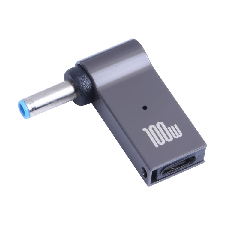 100W USB-C / Type-C メスからDC 4.5x3.0mm オス コンピューター充電アダプター HP用、Type-CからDC 4.5x3.0mm