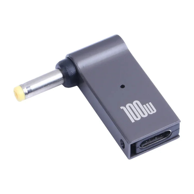 100W USB-C / Type-C Female to DC 4.0x1.7mm Male Computer Charging Adapter for Lenovo, Type-C Female to DC 4.0x1.7mm Male(Yellow)