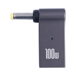 100W USB-C / Type-C メス から DC 4.0x1.7mm オス パソコン充電アダプター Lenovo用、Type-C メス から DC 4.0x1.7mm オス（イエロー）