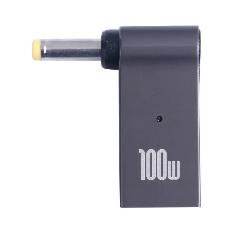 100W USB-C / Type-C メス から DC 4.0x1.7mm オス パソコン充電アダプター Lenovo用、Type-C メス から DC 4.0x1.7mm オス（イエロー）