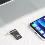 100W USB-C / Type-C メス から DC 4.0x1.7mm オス パソコン充電アダプター Lenovo用、Type-C メス から DC 4.0x1.7mm オス（イエロー）