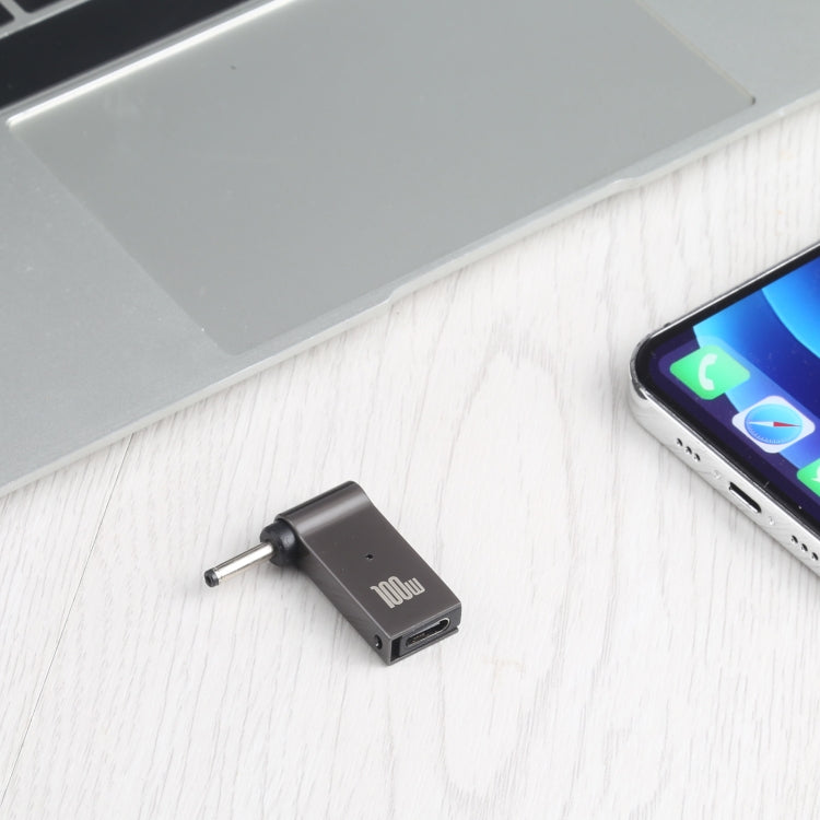 100W USB-C / Type-C メスからDC 3.0x1.1mm オス コンピューター充電アダプター Acer用、Type-C メスからDC 3.0x1.1mm オス