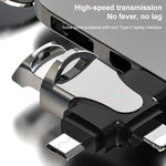3in1 OTGアダプター、USB-タイプC / マイクロUSB / 8ピン