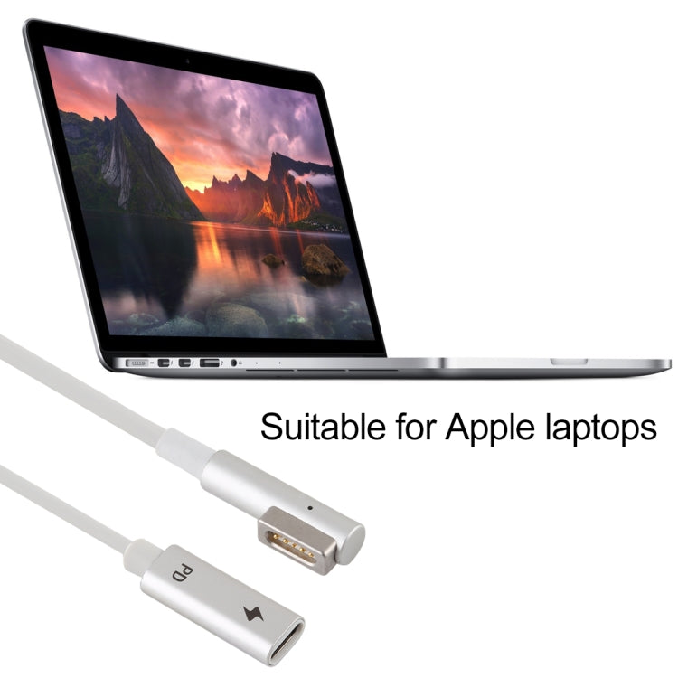 5ピン MagSafe 1 (L字型) から USB-C / Type-C PD 充電アダプター、Type-C から MagSafe 1