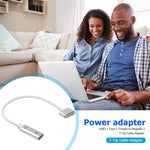5ピン MagSafe 2 (T字型) から USB-C / Type-C PD 充電アダプター、Type-C から MagSafe 2