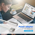 5ピン MagSafe 2 (T字型) から USB-C / Type-C PD 充電アダプター、Type-C から MagSafe 2
