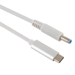 HP用 USB-C / Type-Cから7.4 x 0.6mm ノートパソコン電源充電ケーブル、ケーブル長さ：約1.5m、Type-Cから7.4 x 0.6mm
